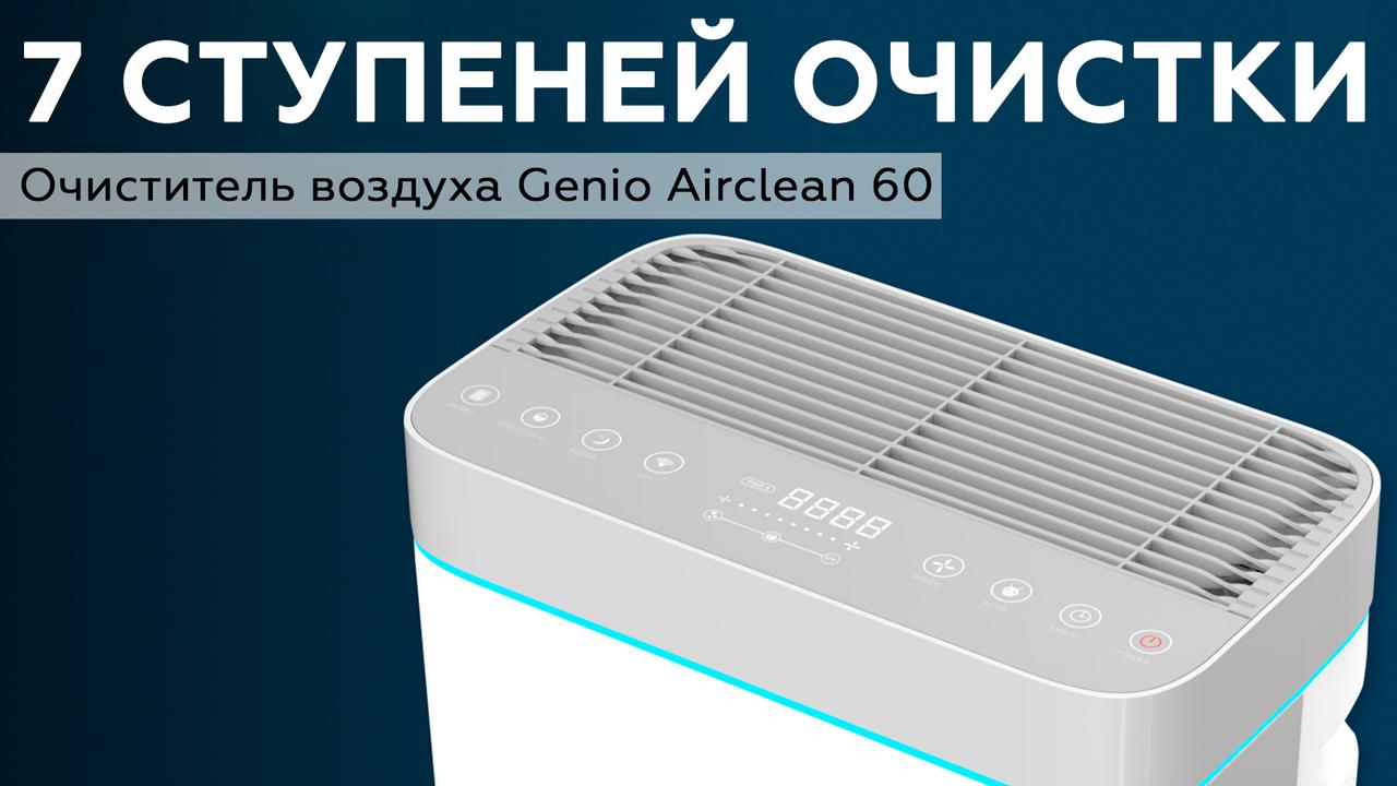 Обзор очистителя воздуха Genio Airclean 60