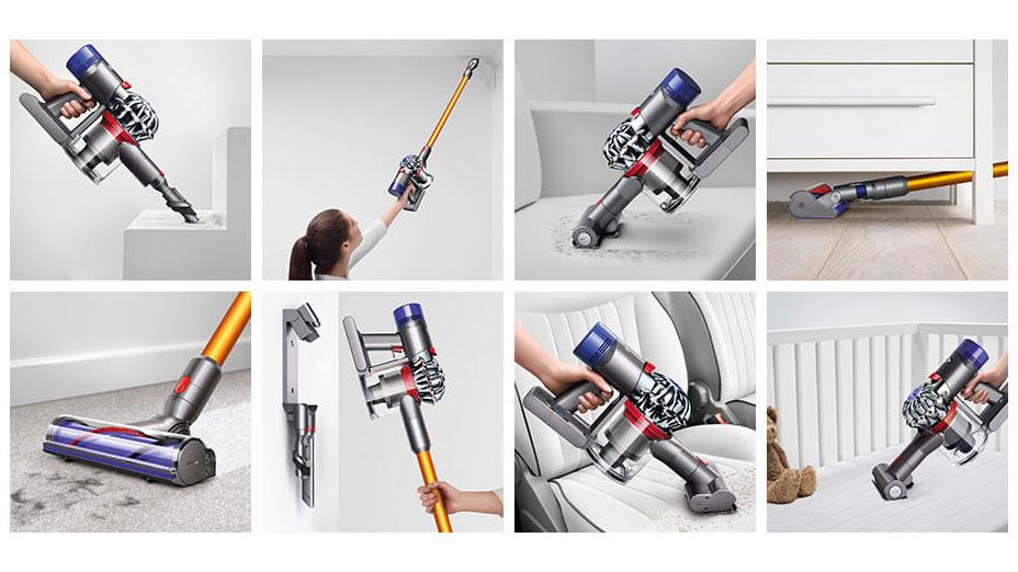 Обзор компактного аккумуляторного пылесоса Dyson V8 Absolute
