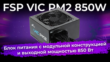 Обзор блока питания FSP VIC PM2 850W